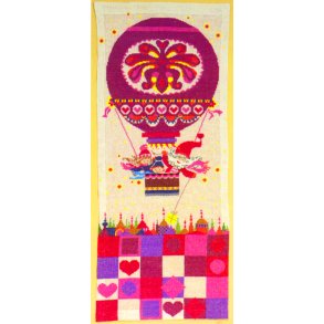 Broderipakning - Julekalender - Richard Brenderup - Ballonfart