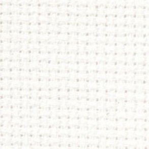 Stof Aida - hvid 4,4 tr. - 150 cm