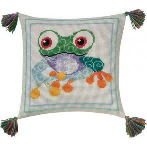 Broderipakning - Pude Hr. fr