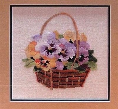 Broderipakning - Stedmoderbuket