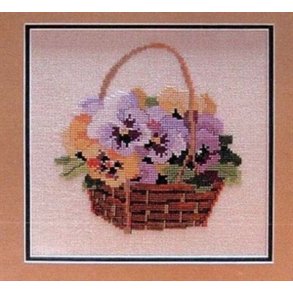 Broderipakning - Stedmoderbuket