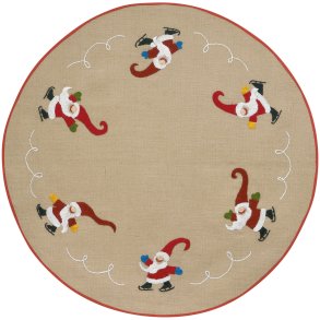 Broderipakning - Ptegnet Juletrstppe - Skjtenisser