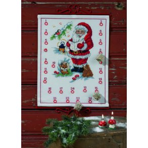 Broderipakning - Julekalender - Syngende julemand