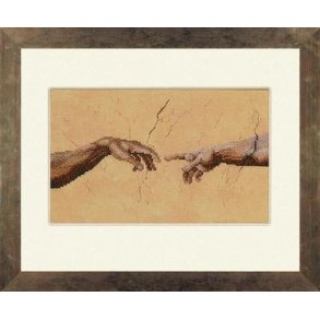 Broderipakning - 2 hnder