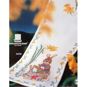 Broderipakning - Pskelber med harer