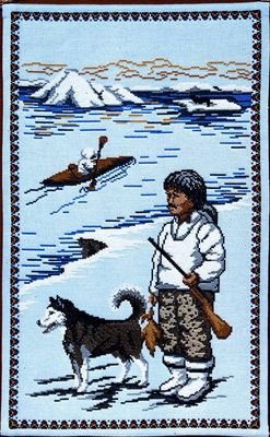 Broderipakning - Fanger p jagt