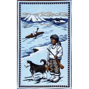 Broderipakning - Fanger p jagt