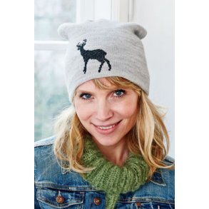 Broderi pakning - Smart Kronhjort til tjet