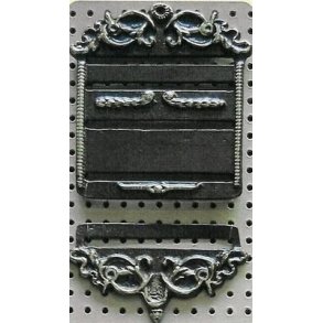 Antik look beslag af messing - 10,5 cm