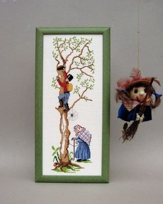 Broderipakning - HC Andersen fortlling &ndash; fyrtjet