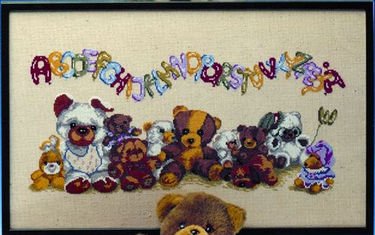 Broderipakning - Bamsefamilies ABC