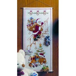 Broderipakning - Julekalender - Julemandens bes�g 2