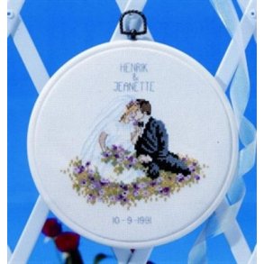 Broderipakning - Bryllup - Henrik & Jeanette