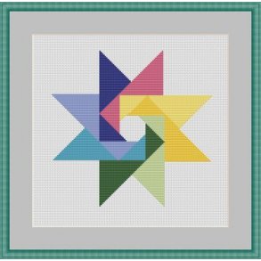 Broderipakning - Billede - Stjerne