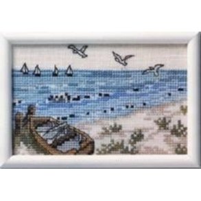 Broderipakning - Bd ved strandkant