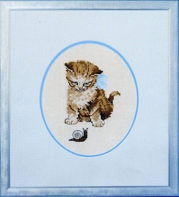 Broderipakning - 1 killing med snegl