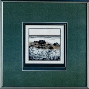 Broderipakning - Strandsten