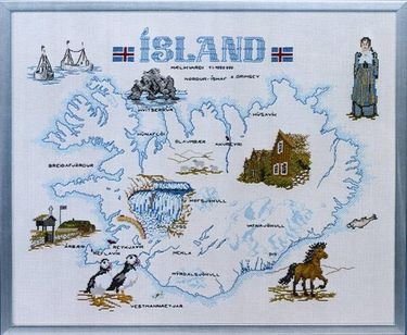 Broderipakning - Island