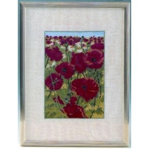 Broderipakning - Valmuer