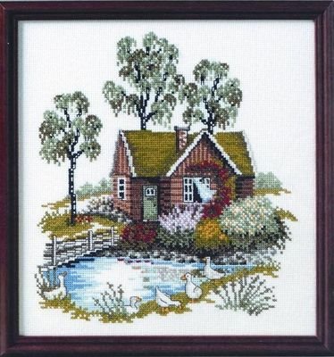 Broderipakning - Hytteliv