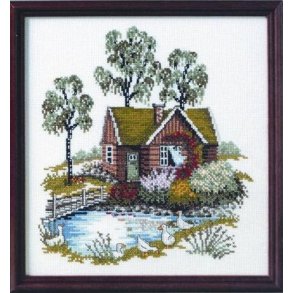 Broderipakning - Hytteliv