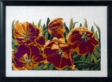 Broderipakning - Tulipaner