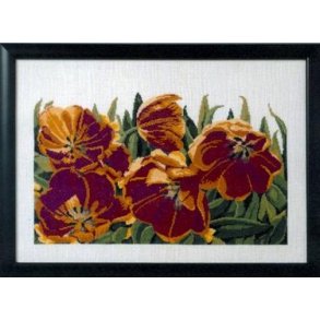 Broderipakning - Tulipaner