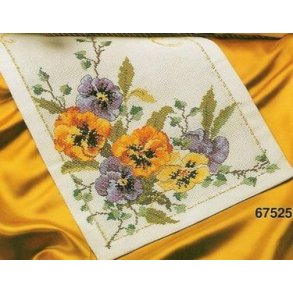 Broderipakning - Lber med Stedmoder