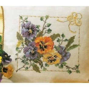 Broderipakning - Pude Stedmoder