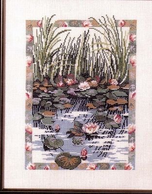 Broderipakning - kander p aida