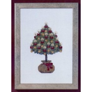 Broderipakning - Juletr i sk (Hr eller Aida)