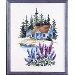 Broderipakning - Hytteliv