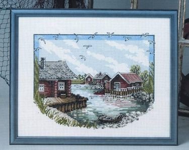 Broderipakning - Hytteliv