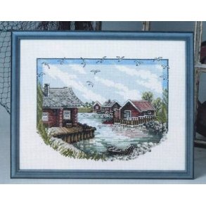 Broderipakning - Hytteliv