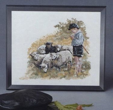 Broderipakning - Hyrdedreng