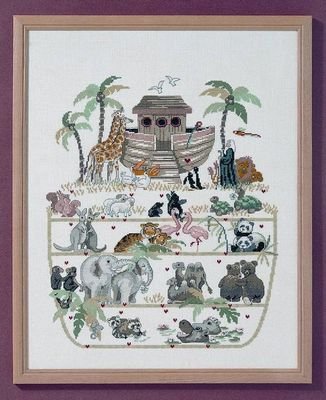 Broderipakning - Noahs Ark