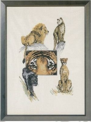 Broderipakning - Store katte