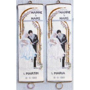 Broderipakning - Bryllupsklokkestreng