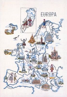 Broderipakning - Europa