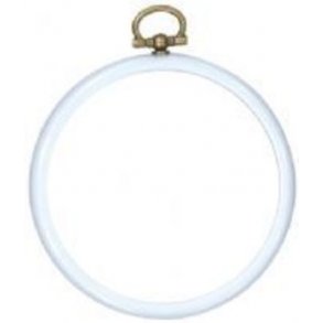 Ramme - Hvid plastik