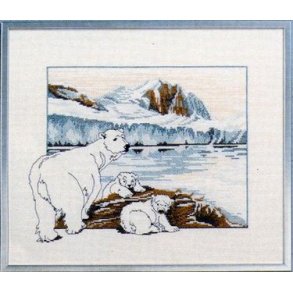 Broderipakning - Isbjrne