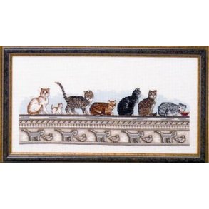 Broderipakning - Katte p rkke