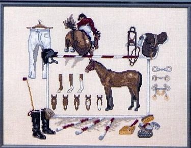 Broderipakning - Hestesport