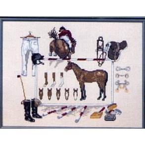 Broderipakning - Hestesport