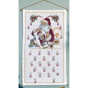 Broderipakning - Julekalender Julemandens v�rksted