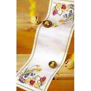 Broderipakning - Pskelber med kyllinger