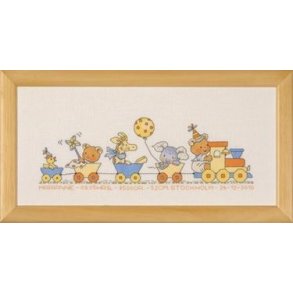 Broderipakning - Happy Friends