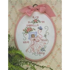 Ramme - Lyser�d oval plastik 