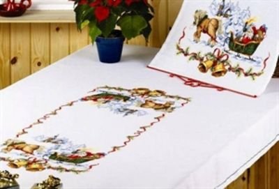 Broderipakning - Juledug - Kane i Landskab