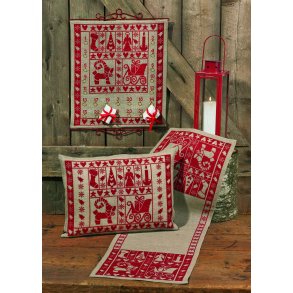 Broderipakning - Juledug - Julestemning